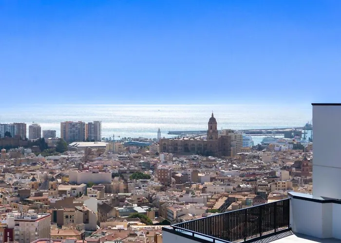 Lujo En Malaga,Apartamento Con Vistas Espectaculares